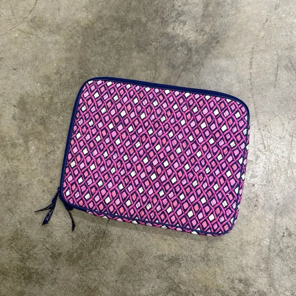 Vera Bradley diamond quilted laptop case cover